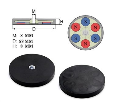 सबसे मजबूत कंपन-डैम्पिंग नियोडिमियम पॉट मैग्नेट